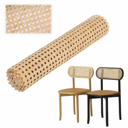 1 Roll Wiener Geflecht 42 x 100cm Kunststoff Geflecht Rattan-Gurtband Rattan Gewebtes Offenmaschiges Rohr für MöBel StüHle SchräNke Decken Angebot bei HelloDeals