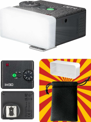 Godox IM30 Mini-Kamerablitz mit Diffusor, iM30 Mini Manueller Flash, S1/S2 Optische Steuerung, Kompatibel mit Ricoh GR III, Ricoh RG iii X, Canon, Sony, Nikon, Pentax, Panasonic, Olympus Angebot bei HelloDeals