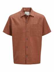 JACK & JONES Male Hawaii-Hemd Relaxed Fit Hawaii-Hemd XS Redwood Burl Angebot bei HelloDeals