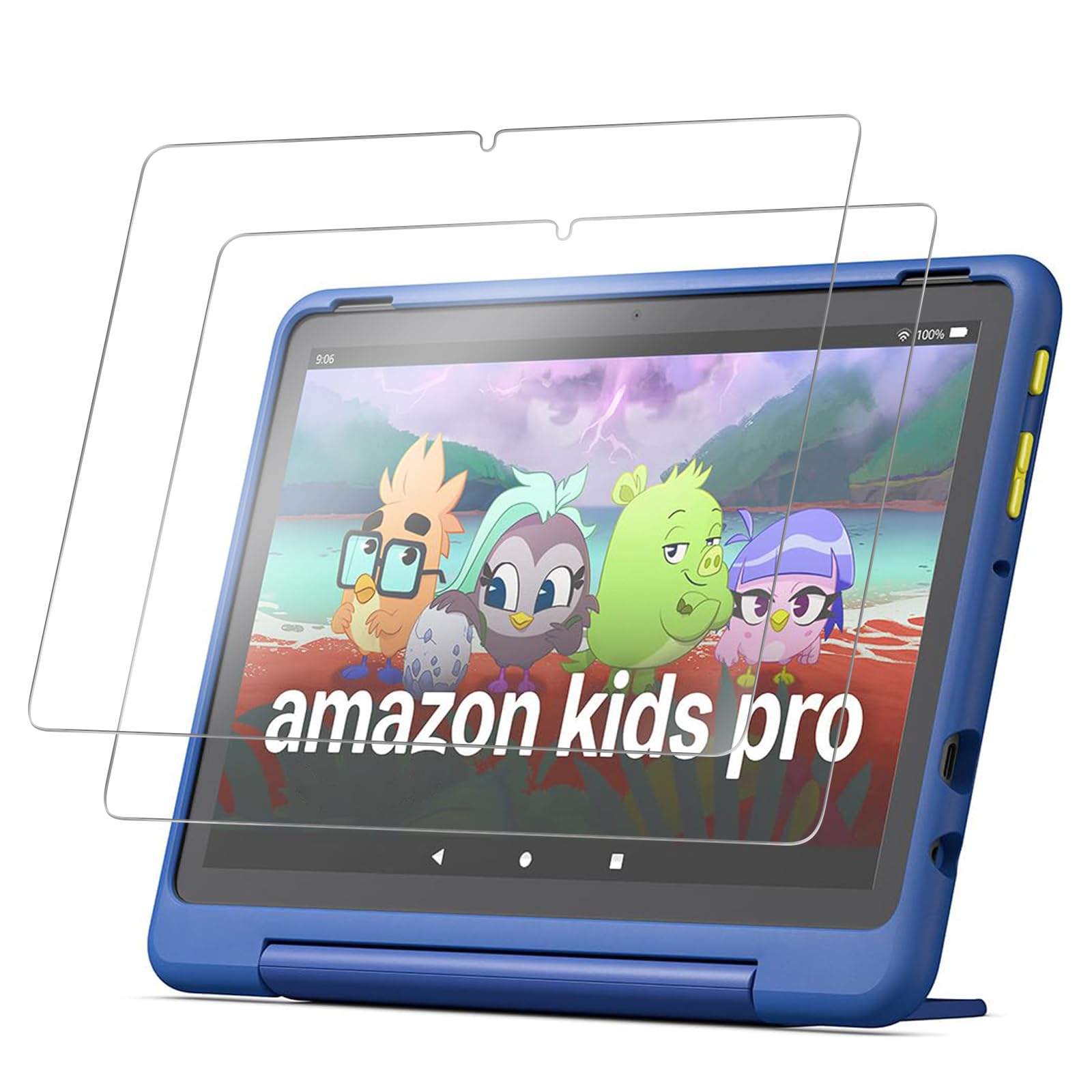 Schutzfolie für 10 Kids Pro/ 10 Kids Tablet, Displayschutz Folie Panzer Schutz Glas, 9H Härte, 2 Stück Angebot bei HelloDeals