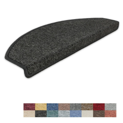 Kettelservice-Metzker Stufenmatten Treppen-Teppich Rambo 15er SparSet 17 Farben (-Anthrazit-) Angebot bei HelloDeals