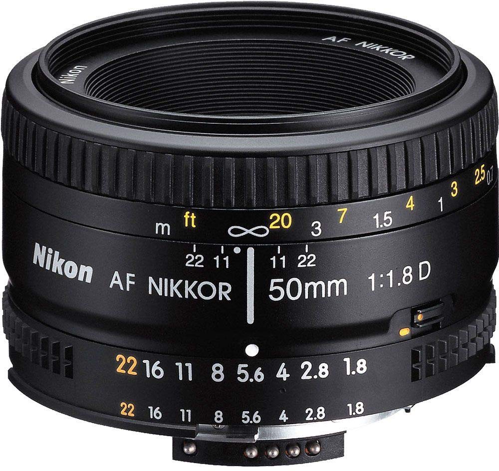 Nikon AF Nikkor 50mm 1:1,8D Objektiv (52mm Filtergewinde) Angebot bei HelloDeals
