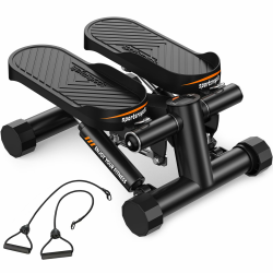Sportsroyals Exercise Stair Stepper für Zuhause – Up-Down Swing Stepper mit Power Ropes for Bein/Arm/Butt Training, Home Office Fitness Exercise 05 - Verbesserter Stepper Angebot bei HelloDeals