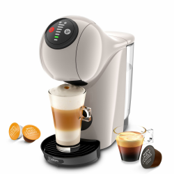 NESCAFÉ DOLCE GUSTO Genio S Kaffeekapselmaschine, abnehmbarer Wassertank 0,8 Liter, heiße und kalte Getränke, 1500 Watt, 15 bar Pumpendruck, Eco-Modus, besonders kompakt, Taupe, KP243AF0 Angebot bei HelloDeals