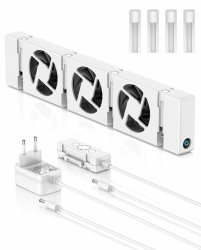 Heizkörper Ventilator, Mono Set Smartes Heizgebläse für Heizungen, Langlebiger Heizverstärker für Unterheizungen, Heizungsventilator zur Erhöhung der Heizeffizienz, Bis zu 30% Energieeinsparung 1 Stück Angebot bei HelloDeals