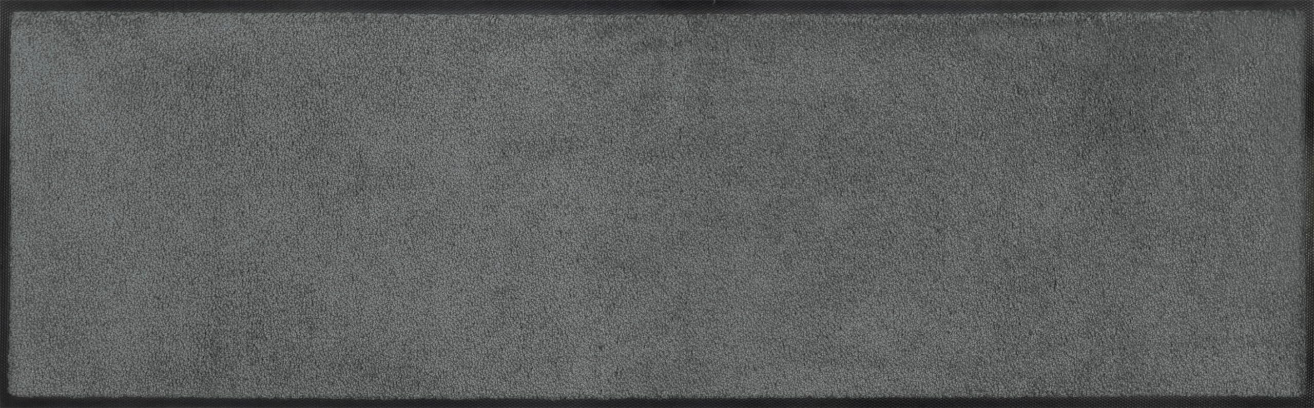 Wash+Dry Fußmatte Smokey Mount 35x120cm, innen und außen, waschbar, grau Angebot bei HelloDeals