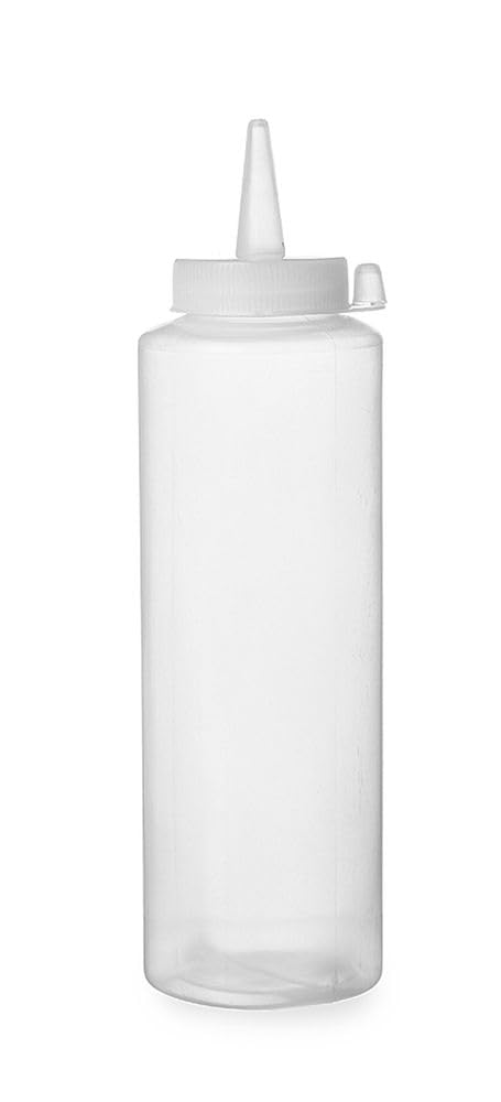 HENDI Spenderflasche, Stückzahl: 1, Easy Squeeze, für Saucen, Squeeze Flasche, Quetschflasche, Dosierflasche, 200ml, ø49x(H)182mm, Polyethylen, Polypropylen Kappe, Transparent Transparent 1 Angebot bei HelloDeals