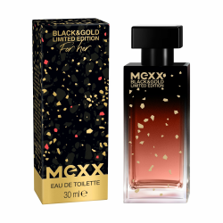 Mexx Black & Gold Limited Edition Woman Eau de Toilette, sinnlich-blumiger Damenduft, 30ml 30 ml (1er Pack) Angebot bei HelloDeals