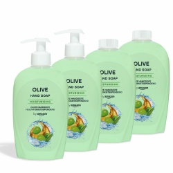 by Amazon Olive Handseife, 4 x 500 ml Olive 500 ml (4er Pack) Angebot bei HelloDeals