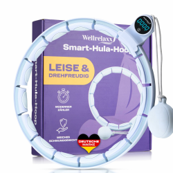 Smart Hula Hoop Testsieger leise und drehfreudig mit Zähler | Hula Hoop mit Gewicht Kugel | Hullahub Reifen zum Abnehmen für Training mit Spaß | Umfang 70-110cm Angebot bei HelloDeals