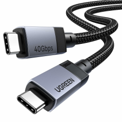 UGREEN USB C Kabel, 40 Gbps USB4 Kabel, 240W Ladekabel USB-C, 1M Schnellladekabel mit 8K Videosignalübertragung Datenkabel, kompatibel mit iPhone17/Air/MacBook Pro/Monitor/Dockingstation/iPad/ Angebot bei HelloDeals