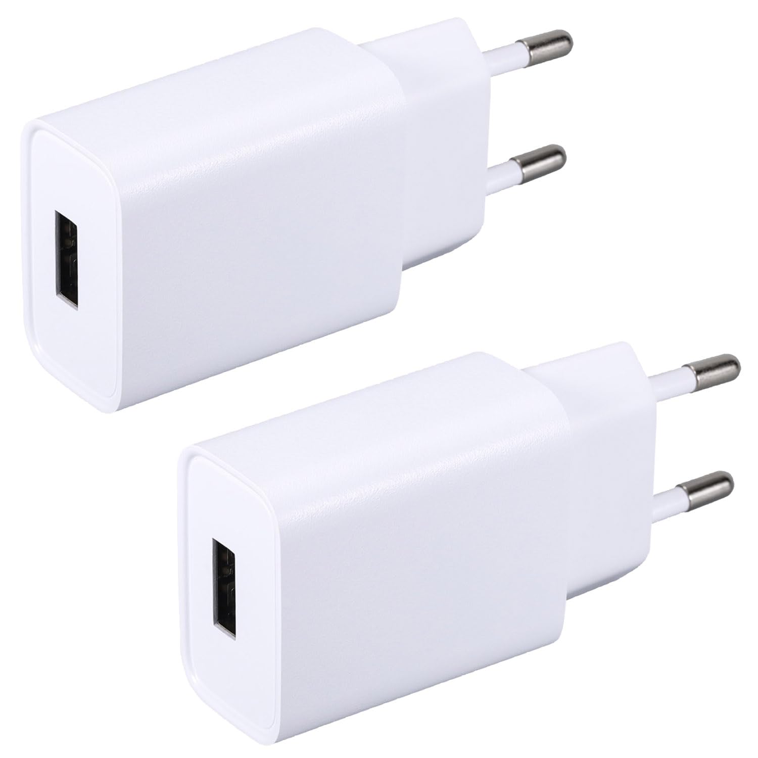 2er-Pack USB Netzteil 5V 2A USB Ladegerät Stecker Netzstecker Steckdosenadapter Ladestecker für Handy,Kopfhörer,Tischleuchte,Monitore,E-Book-Leser,Tablet Kinder,LED-Licht,Bluetooth-Geräte Angebot bei HelloDeals