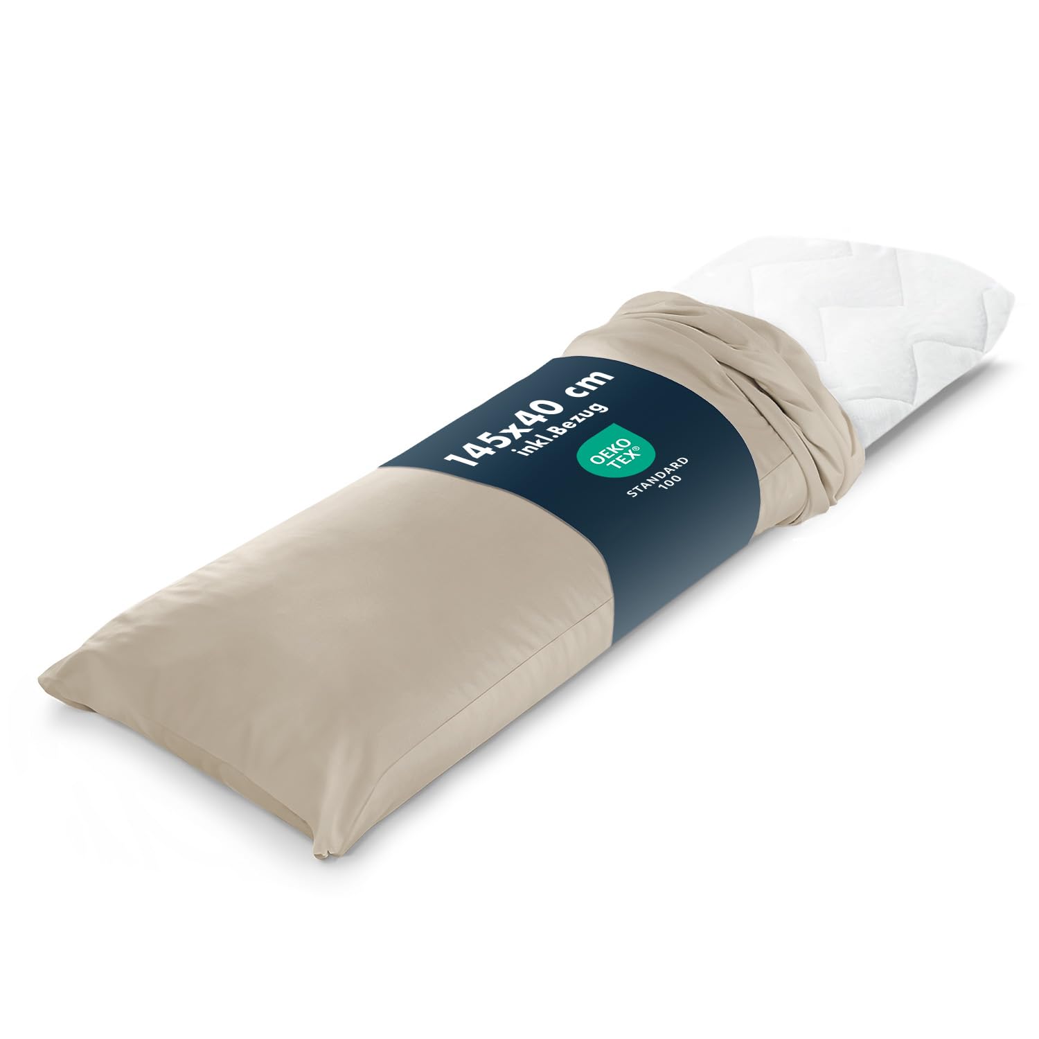 Blumtal Seitenschläferkissen mit Bezug 40 x 145 cm - Oeko-TEX zertifiziertes Lagerungskissen Erwachsene - Langes Kissen mit anpassbarer Füllung - Komfortkissen Kissen - Seitenschläfer Schlafkissen Mit Kissenbezug 40 x 145cm Angebot bei HelloDeals