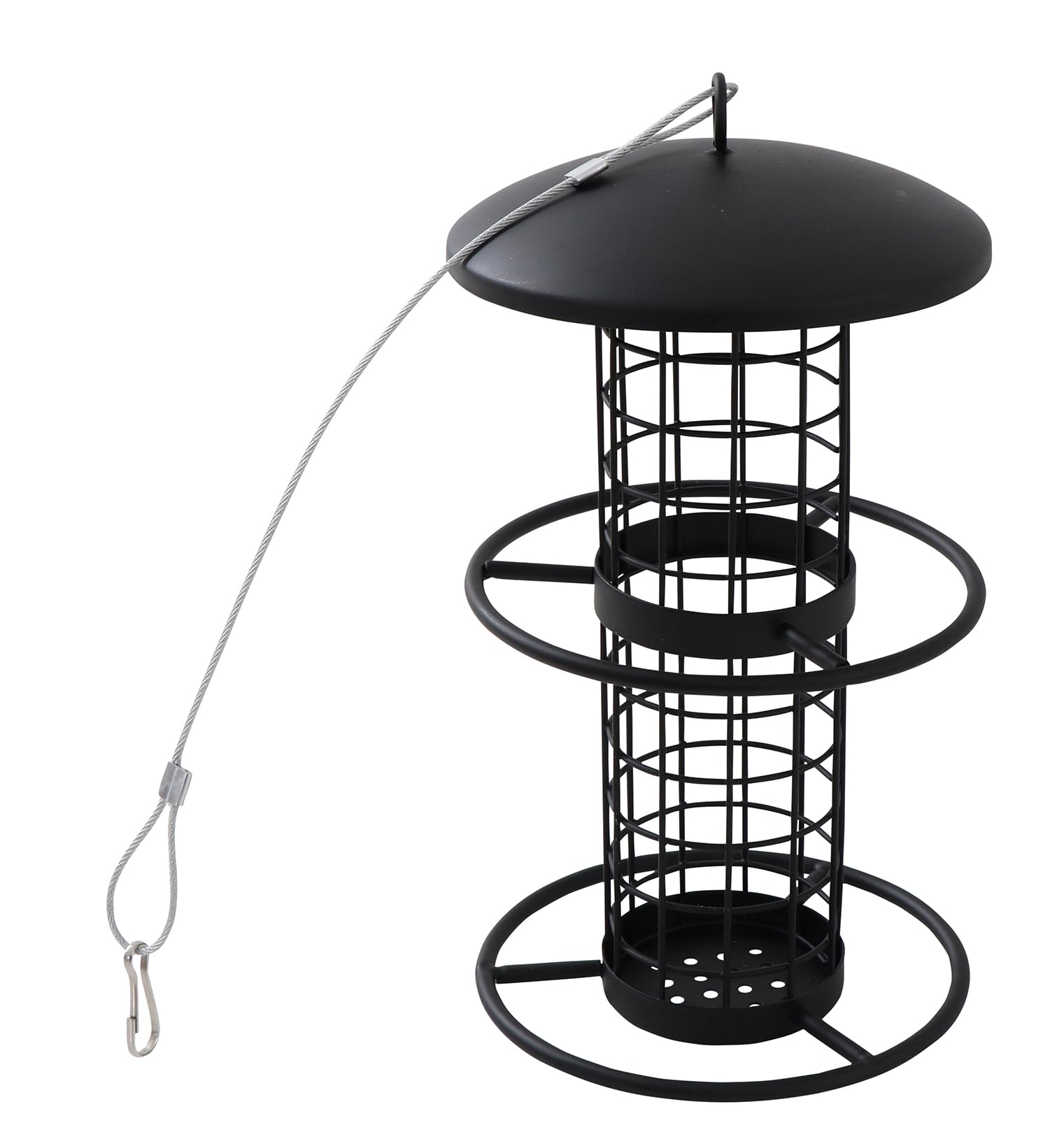 Futtersäule Matt Black für Meisenknödel, 26 cm Angebot bei HelloDeals