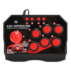 Arcade Fight Stick Wired Arcade Joystick Wired Fight Stick PC Street Fight Controller Retro Gaming Controller Spiele Zubehör Für Switch/PC/PS3 Angebot bei HelloDeals