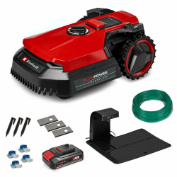 Einhell Mähroboter FREELEXO 500 Power X-Change (18 V, App-Steuerung, IPX5, Over-The-Air Updates via Wi-Fi, inkl. Installationsequipment für 500 m² + 2,5 Ah Plus Akku) Angebot bei HelloDeals