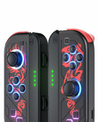 Bonadget RGB Wireless Controller Kompatibel für Switch/OLED/Lite, Ersatz für Switch Kabellose Controller mit Turbo/Dual Vibration/6-Axis Gyro/Motion Control/Wake-up Funktion(Richtung) Angebot bei HelloDeals