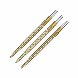 Target Darts Swiss Point Dart Spitzen, RVE (3er-Pack Spitzen) 26MM/30MM/35MM/40MM – Gold/Silber/Schwarz | Auswechselbare Dartspitzen, Swiss Storm Spitzen, Profi Dart Zubehör Gold 30MM Angebot bei HelloDeals