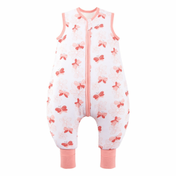 Baby Schlafsack mit Füßen 2,5 Tog Super weich aus Bambusrayon hergestellt,Kinder Schlafsack aus Bambusfaser für den Winter Schlafdecke für Herbst und Winter Rosa 90cm (2-4 Jahre) Angebot bei HelloDeals