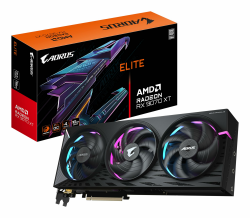 Gigabyte AORUS Radeon RX 9070 XT Elite 16G Grafikkarte - 16 GB GDDR6, 256 Bit, PCI-E 5.0, 3100 MHz Kernfrequenz, 2 x DisplayPort, 2 x HDMI, GV-R9070XTAORUS E-16GD Angebot bei HelloDeals