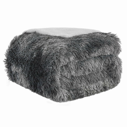 EMME Faux Kuscheldecke Flauschig, 230 x 270 cm, Felldecke, Pelz Wolldecke, Wohndecke, Super Weich, Plüschig, Warme Fleecedecke, Dicke, Elegant, Überwurf Für Sofa und Bett, Tie Dye Dunkelgrau 230x270 cm 11-tie Dye Dunkelgrau11-tie Dye Dunkelgrau Angebot bei HelloDeals