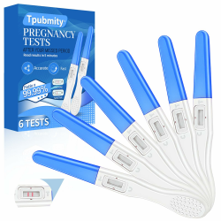 6 Stück Schwangerschaftstest,HCG Nachweis,Frühschwangerschaftstest,Zuverlässiger Ultra Frühtest Schwangerschaft,Pregnancy Test, Genauigkeit & schnellem Ergebnis, Blau Angebot bei HelloDeals