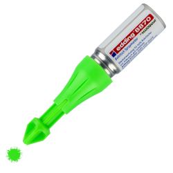 edding 8870 Bohrloch-Spraymarker by Marxman - 1 Marker - neongrün - Markierung von Bohrlöchern - von bis zu 50 mm tief - fluoreszierende Kreidefarbe Einzelstift Angebot bei HelloDeals