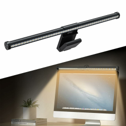 Monitor Lampe LED, USB Bildschirmlampe mit Touch Control, Laptop Lampe Monitor Light Bar mit Einstellbarer Helligkeit und Farbtemperatur, Schreibtischlampe warmweißes Licht für Büro Hause Minimalistisch Angebot bei HelloDeals