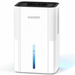 Luftentfeuchter elektrisch 2800ML,Leise Dehumidifier for Home mit Abtauen & Timer,raumentfeuchter für Keller Badezimmer Badezimmer | 7-Farben LED Licht mit Nachtmodus Angebot bei HelloDeals