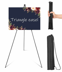 Künstler Staffelei Stand,160cm Verstellbares Stativ Tisch Kunst Leinwand Malerei Display,Tragbar faltbar,Staffelei Ständer für Hochzeitsschild,Poster, Malerei,Schwarz Angebot bei HelloDeals