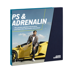 JOCHEN SCHWEIZER Geschenkbox PS & Adrenalin, 82 Erlebnisse an 280 Standorten, Erlebnis-Gutschein für 1 Person Angebot bei HelloDeals