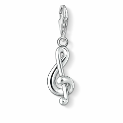 Thomas Sabo Damen Charm-Anhänger Violinschlüssel Charm Club 925 Sterling Silber 0845-001-12 Angebot bei HelloDeals