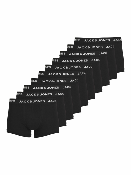 JACK & JONES Male Trunks 10er-Pack Trunks Klassisch XL Schwarz Angebot bei HelloDeals