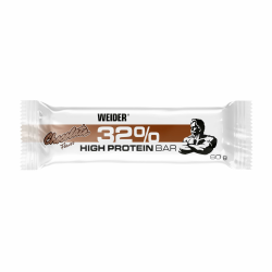 Weider - 32% Protein Bar - Proteinriegel mit Vollmilchschokolade - Mit 19 g Protein - 12 x 60g - Schokolade Chocolate Angebot bei HelloDeals