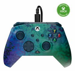 Turtle Beach Rematch Advanced Glitch Green Wired Gaming Controller - Lizenziert für Xbox Series X, S, Xbox One und Windows PC, mit zuweisbaren Tasten und Rumble-Feature-Motoren Angebot bei HelloDeals