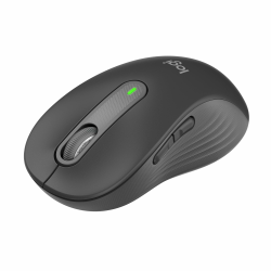 Logitech Signature M650 L Kabellose Maus - für große Hände, Leise Klicks, Anpassbare Seitentasten, Bluetooth, Kompatibilität mit mehreren Geräten - Grau Angebot bei HelloDeals
