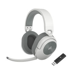 CORSAIR HS55 WIRELESS Leichtes Gaming-Headset - Dolby 7.1 Surround Sound - Omnidirektionales Mikrofon - Bis zu 50ft Reichweite - iCUE-Kompatibel - PC, Mac, PS5, PS4 - Weiß (Generalüberholt) Angebot bei HelloDeals
