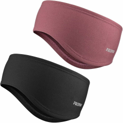 Stirnband Herren Damen Winter, 2 Stück Fleece Ohrenwärmer Damen Windstopper Ohrenschützer Haarband Herren Warm Headband Stirnbänder für Joggen Laufen Wandern Fahrrad und Motorrad Fahren Rot Angebot bei HelloDeals