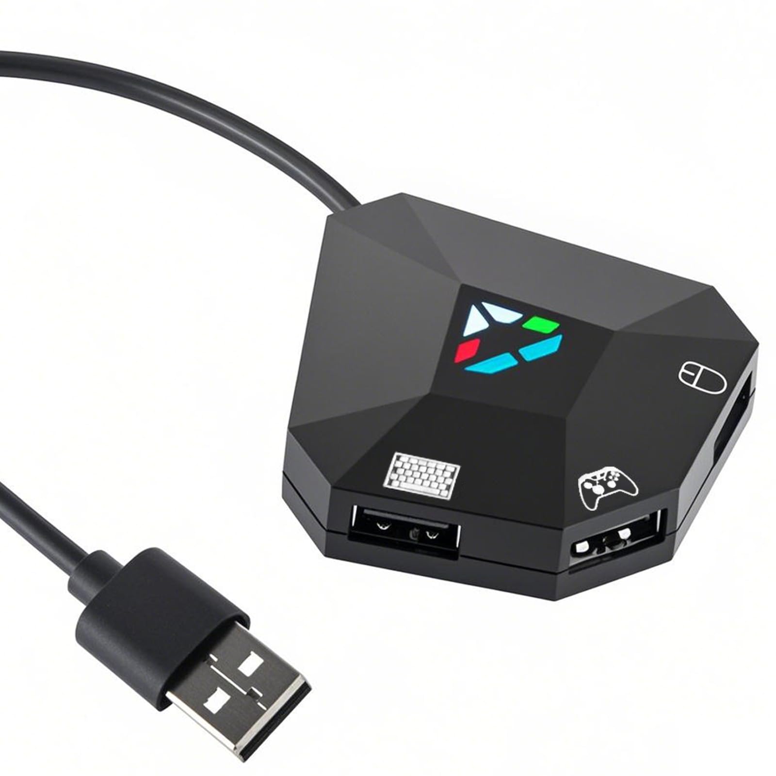 Megadream Keyboard and Mouse Converter for NS-Switch, USB Switch Wahlschalter, Keyboard and Mouse Adapter for PS4 / PS3 / Xbox ONE / 360 Console Series Converter, 1 Type-C & 3 Micro-USB Angebot bei HelloDeals