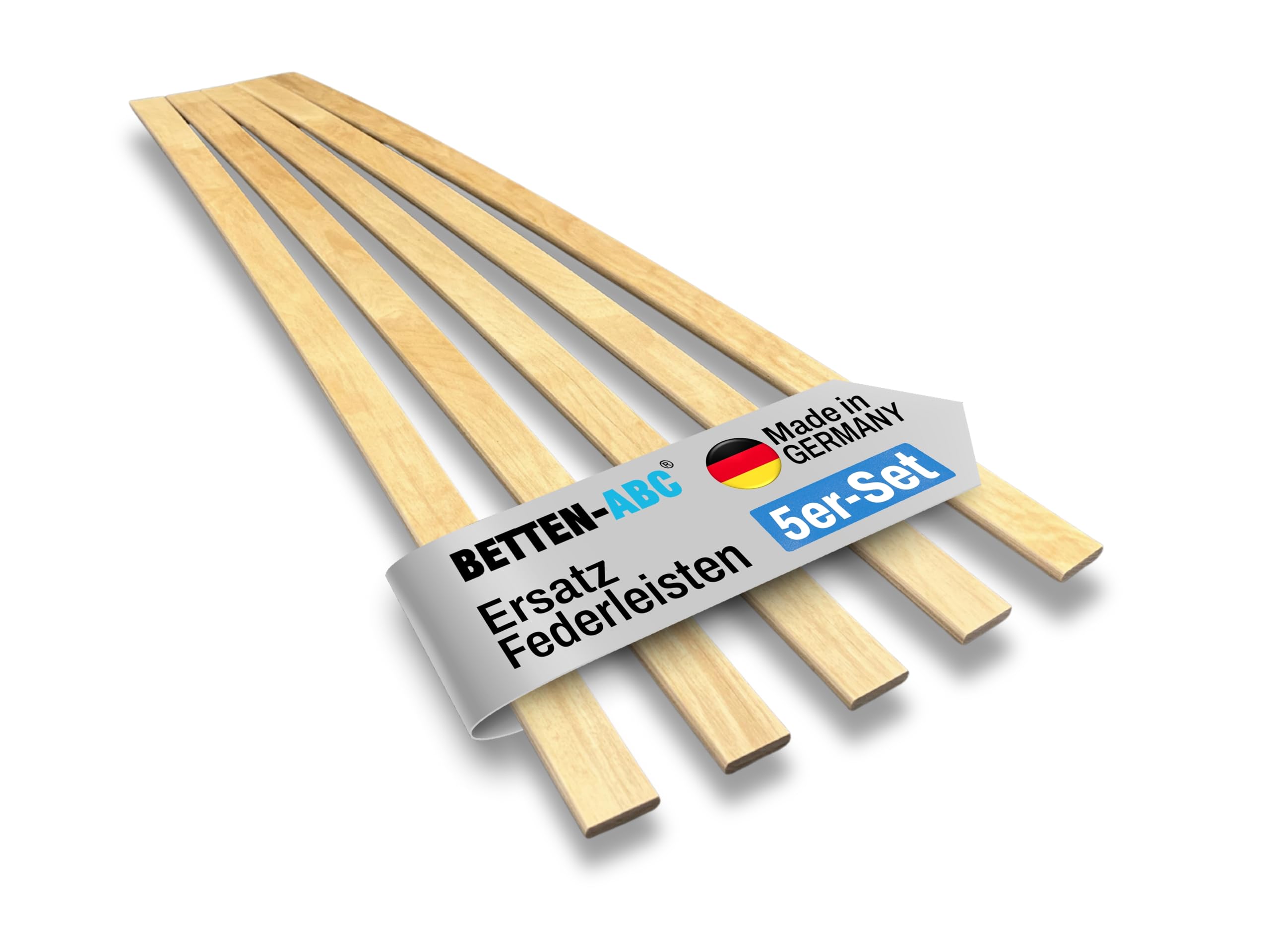 Betten-ABC Ersatz Federholzleisten aus Schichtholz im 5er Set passend für viele gängige Lattenroste (Länge: Für 90 cm (880 mm); Breite/Farbe: 34 mm/Natur) Für 90 cm (880 mm) Breite / Farbe: 34 mm / Natur Angebot bei HelloDeals