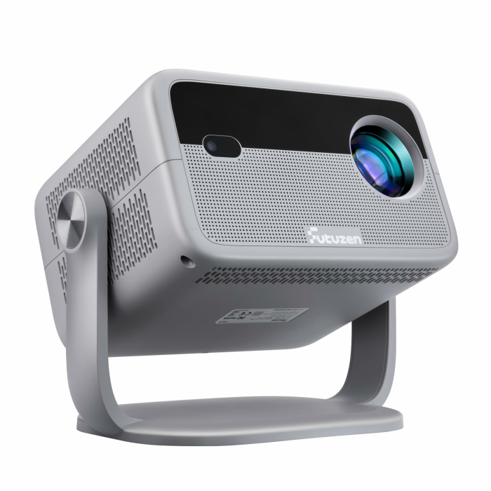 Beamer 4K 【Autofokus/Auto Trapezkorrektur Projektor】 600 ANSI WiFi6 Bluetooth5.2 360° Drehbarer Projector, FHD 1080P Video Beamer Heimkino/Sprachsteuerung Outdoor Handy Projektor Screen mirroring version Angebot bei HelloDeals