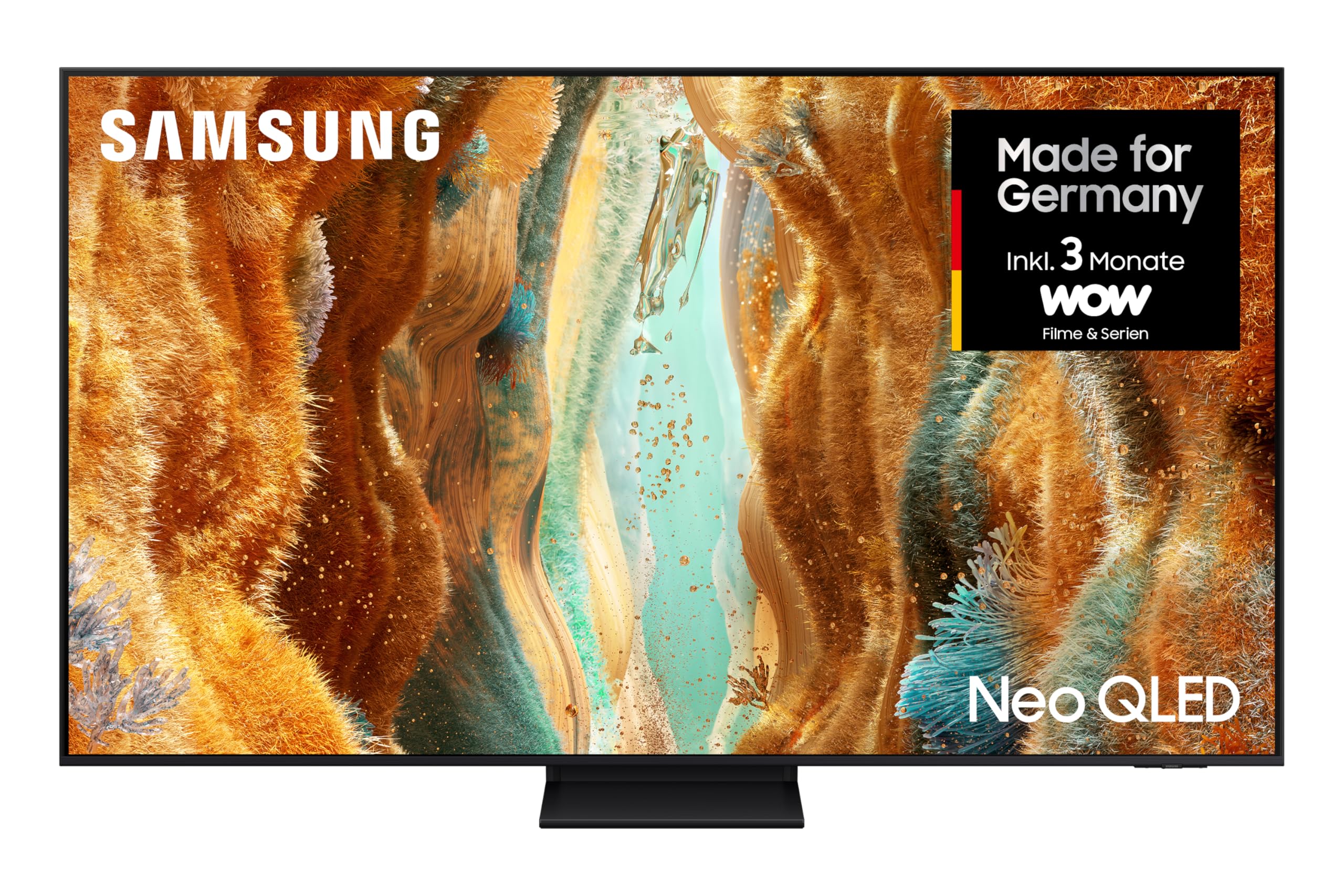 Samsung Neo QLED 4K QN70F 55 Zoll (138 cm) Mini LED Fernseher, NQ4 AI Gen2 Prozessor, Quantum Matrix Technology Slim, Motion Xcelerator 144Hz, AirSlim Design, Samsung Vision AI Smart TV Angebot bei HelloDeals