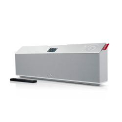 Teufel MUSICSTATION CD-Internet-Radio Bluetooth Lautsprecher, DAB+ Digitalradio und FM Radio, Musikstreaming, HiFi Sound, Wecker, W-LAN, Bassreflex - weiß Angebot bei HelloDeals