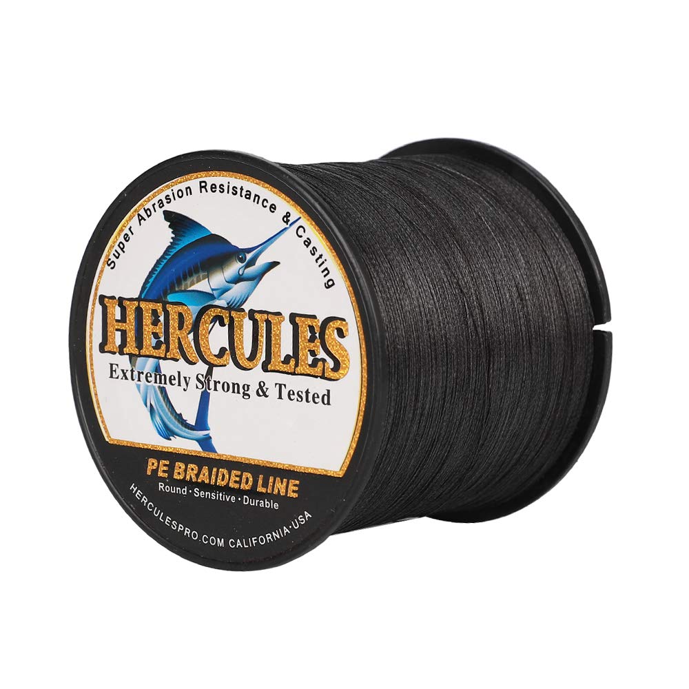 HERCULES Super Cast 100m - 2000m Yards Geflochtene Angelschnur 10lb - 300lb Test für Salzwasser Süßwasser PE Geflecht Fischdraht Superline 8 Stränge Angebot bei HelloDeals