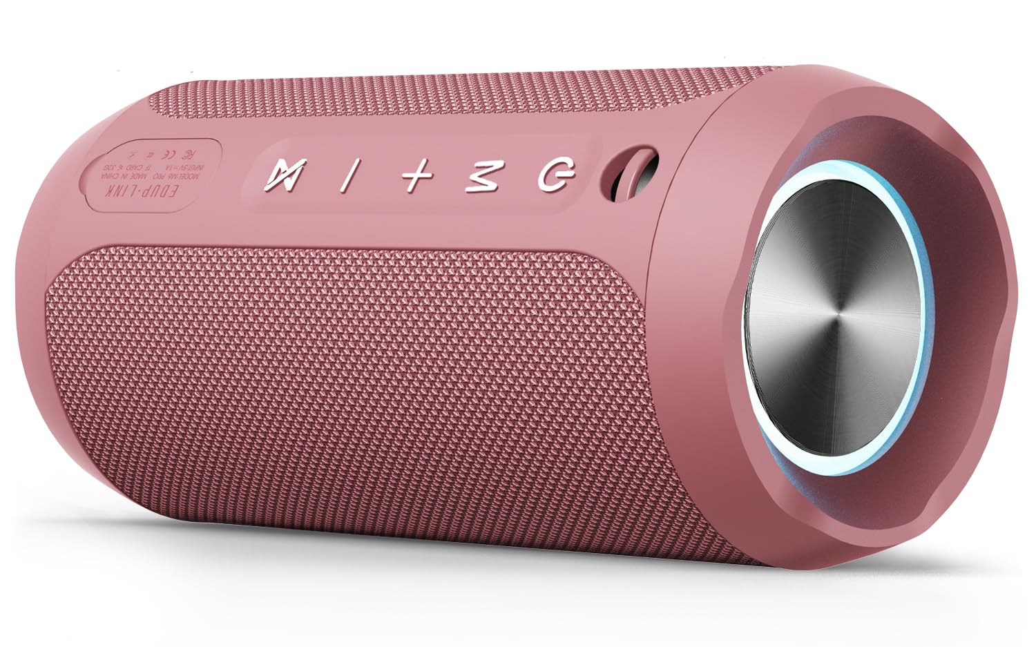 EDUPLINK Tragbarer Bluetooth Lautsprecher – Mini Musikbox in Rosa mit LED, IPX7 Wasserdicht, Perfekt für Wellness, Unterwegs und als Wichtel Geschenk für Frauen Rosa wasserdichter Lautsprecher Angebot bei HelloDeals