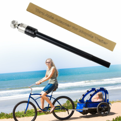 Steckachse Fahrradanhänger, mit Fahrrad Anhänger Achsadapter M12 Steckachse Adapter Steckachsenadapter 12mm, für Fahrradanhänger Anhängerkupplung Kupplung Fahrrad（M12x1,5 | L:160-178 mm ） Angebot bei HelloDeals