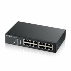 Zyxel 16-Port Gigabit Ethernet Unmanaged Switch - Design ohne Lüfter [GS1100-16v3] 16-port v3 Angebot bei HelloDeals