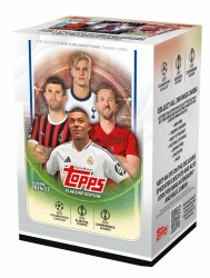 UEFA 2024/25 Topps Club-Wettbewerbe Vorteilsbox, 7 Packungen Angebot bei HelloDeals