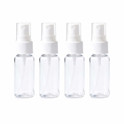 Sprühflasche 4 X 20ml Kleine Sprühflasche Spray Bottle Transparente Zerstäuber Flaschen Tragbares Reiseflaschen Set Leer Kleine Kosmetika Sprayflasche für Parfüms Öle Alkohol und Wasser (4 x 20ml) Angebot bei HelloDeals