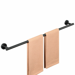 SAYAYO Handtuchhalter Schwarz 80CM Gästehandtuchhalter Wandmontage Edelstahl Handtuchstange Badetuchhalter für Badezimmer und Küche, EGKN2301FT-800-B Angebot bei HelloDeals